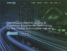 Tablet Screenshot of enprecis.com